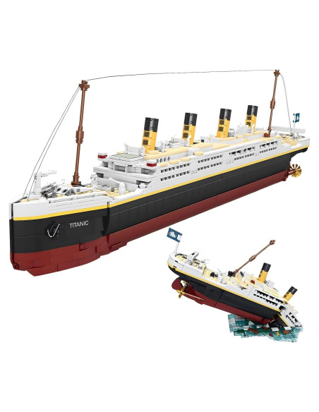 Juego de Bloques de Construcción Titanic NDZUI 2022 Piezas
