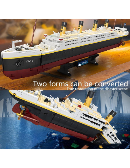 Juego de Bloques de Construcción Titanic NDZUI 2022 Piezas