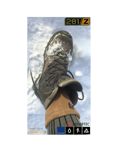 Calcetines Tácticos 281Z para Invierno - Polartec - Marrón Coyote