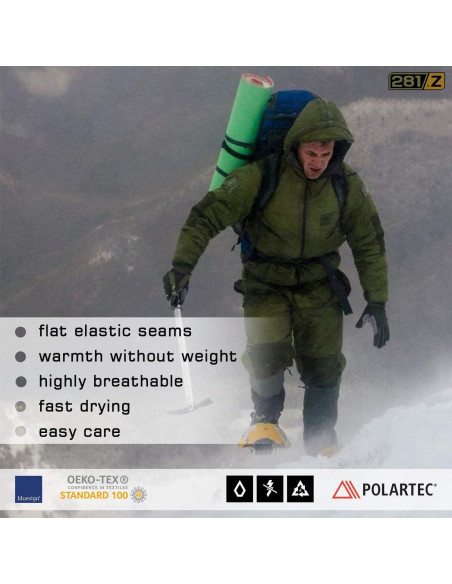 Calcetines Tácticos 281Z para Invierno - Polartec - Marrón Coyote