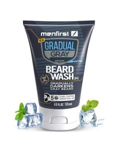 Champú MenFirst para Barba - Oscurece el Gris 135 ml