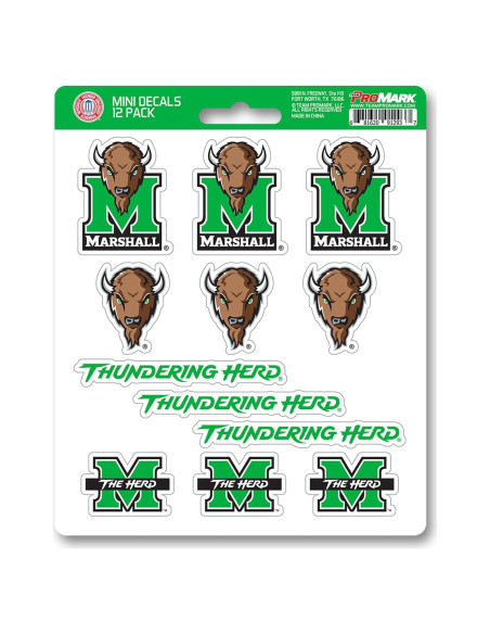 Calcomanías Mini 12 Pack NCAA FanMats - Unisex Adolescente