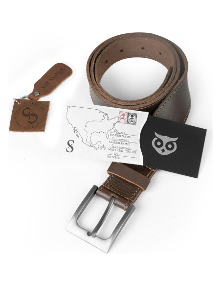 Cinturón Clásico Hide & Drink con Bolsillo Oculto 34