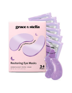 Parches para Ojos Grace & Stella - 24 Pares Antienvejecimiento