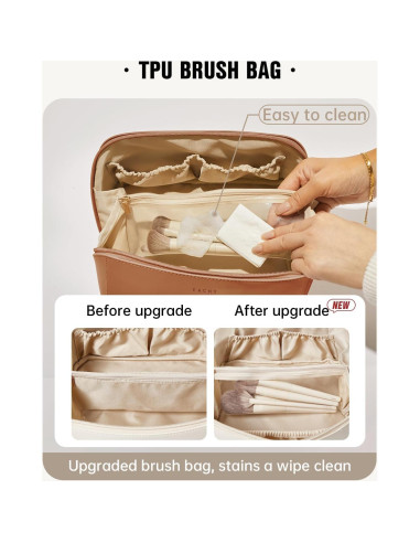 Bolsa de Maquillaje EACHY Mediana Impermeable con Asa