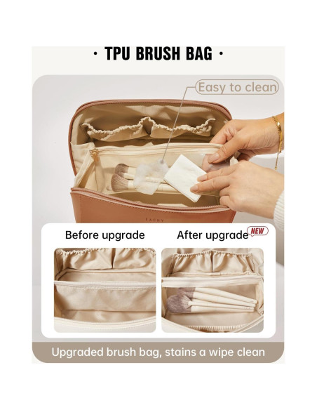 Bolsa de Maquillaje EACHY Mediana Impermeable con Asa