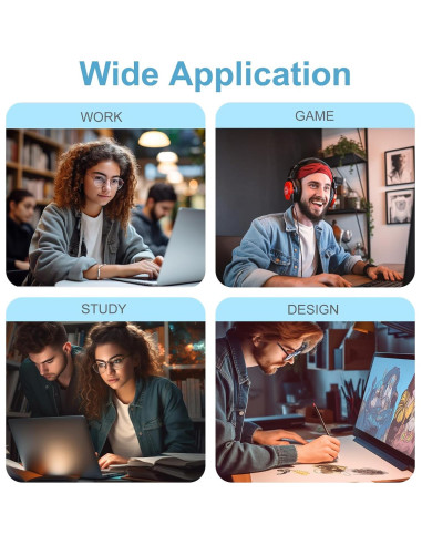 Juego de Reposamuñecas Ergonómico Ciyoja - Gel Silicona Antideslizante