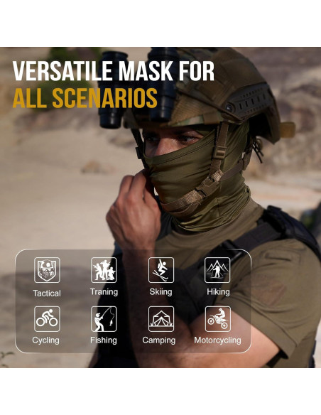 Balaclava OneTigris Unisex Táctica para Ciclismo y Senderismo