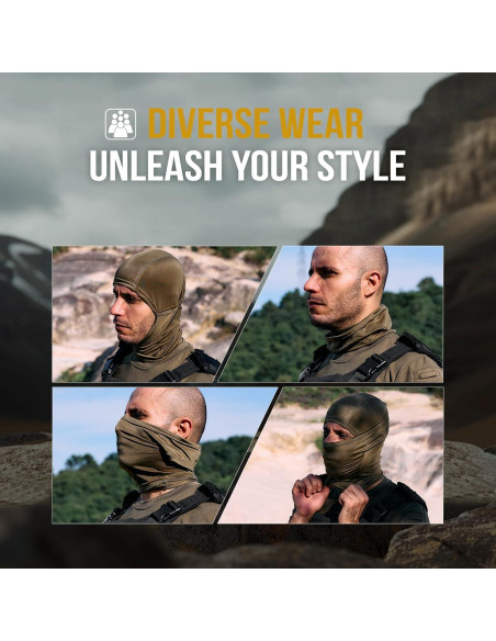 Balaclava OneTigris Unisex Táctica para Ciclismo y Senderismo