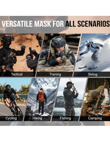 Balaclava OneTigris Unisex Táctica para Ciclismo y Senderismo