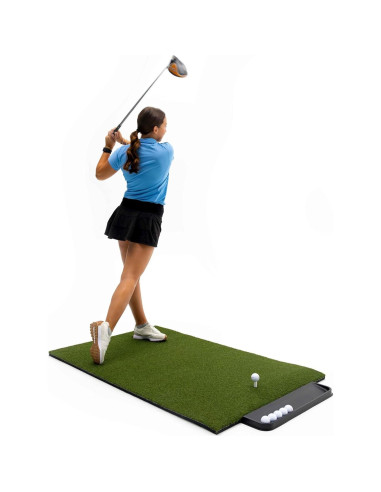 Alfombra de Golf DURA-PRO 1,22x1,52m con Tees y Bandeja