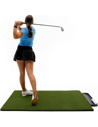 Alfombra de Golf DURA-PRO 1,22x1,52m con Tees y Bandeja