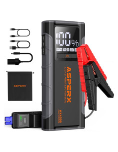 Arrancador de Salto AsperX AX4500 4500A 12V con Pantalla LCD