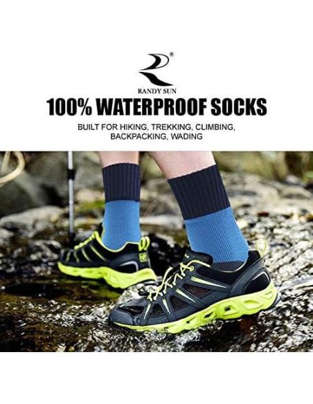 Calcetines Impermeables RANDY SUN Unisex Senderismo Azul
