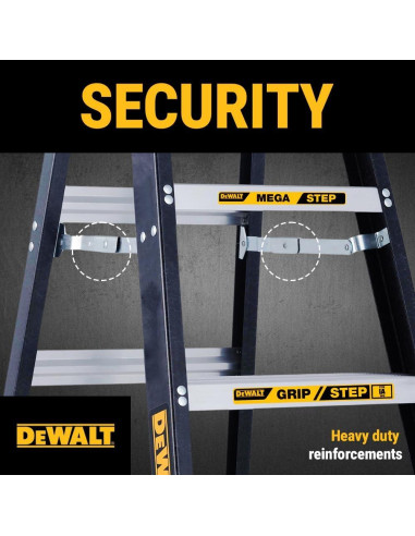 Escalera DeWalt DXL3010-12 de 12 Pies, 136 kg, Fibra de Vidrio