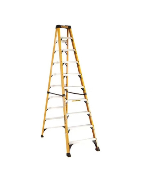 Escalera DeWalt 3,05m Fibra de Vidrio 170kg Antideslizante