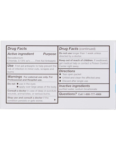 Toallitas Antiséticas McKesson 100 Unidades 12.7x17.8 cm