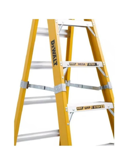 Escalera DeWalt 3,05m Fibra de Vidrio 170kg Antideslizante