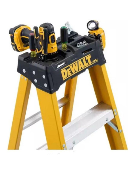 Escalera DeWalt 3,05m Fibra de Vidrio 170kg Antideslizante