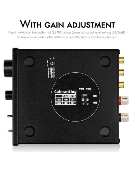 Amplificador Nobsound G2 PRO 300W Mono Hi-Fi Subwoofer