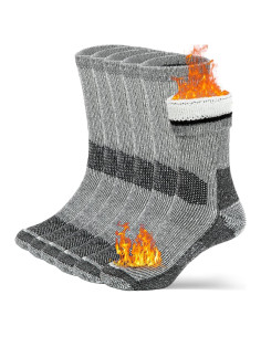 Calcetines de Lana Merino Térmicos Unisex con Botones