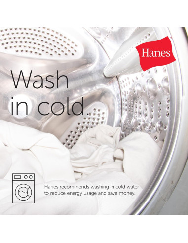 Sudadera Hanes EcoSmart para Niñas - Cuello Redondo Blanca