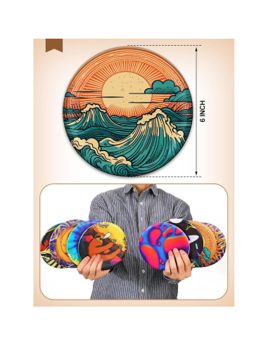 Discos Voladores de Silicona Syhood 8 Pcs 15 cm Coloridos