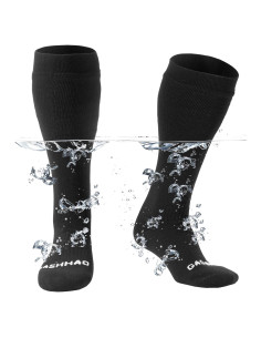 Calcetines Impermeables Gash Hao Unisex Talla XL Negro