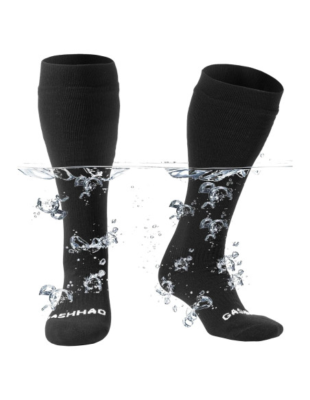 Calcetines Impermeables Gash Hao Unisex Talla XL Negro