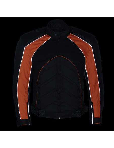 Chaqueta de Motocicleta NexGen SH2153 Textil y Cuero Hombre