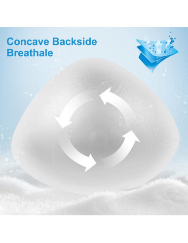 Par de Almohadillas de Silicona para Senos Protesis 0,18 kg