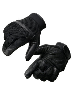 Guantes de motocicleta Milwaukee Leather MG7503 Negro Talla XL