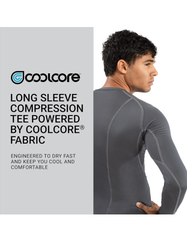 Camiseta de Compresión Russell Athletic Manga Larga Hombre