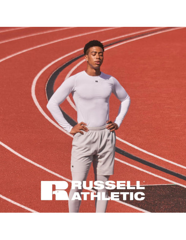 Camiseta de Compresión Russell Athletic Manga Larga Hombre