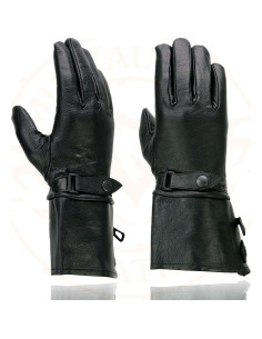 Guantes de Moto Milwaukee Leather SH264 - Cuero Negro Térmicos 2