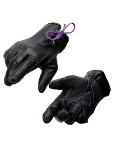 Guantes de Motocicleta Milwaukee Leather MG7771 Mujer Cuero