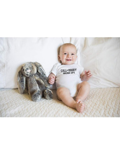 Body Divertido para Bebé Funnwear 6 Meses Blanco 2