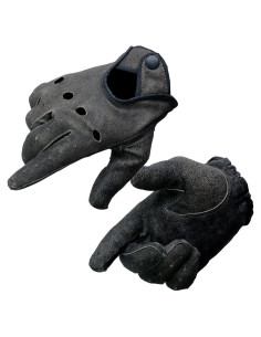 Guantes de Moto Milwaukee Leather MG7507 Cuero Gris Transpirables