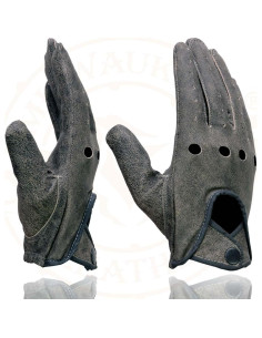 Guantes de Moto Milwaukee Leather MG7507 Cuero Gris Transpirables 2