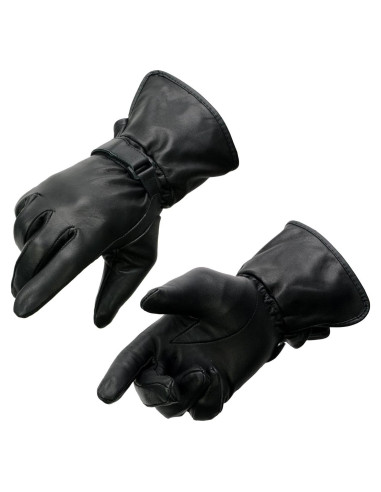 Guantes de moto Milwaukee Leather MG7725 para mujer negro