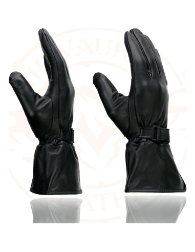 Guantes de moto Milwaukee Leather MG7725 para mujer negro