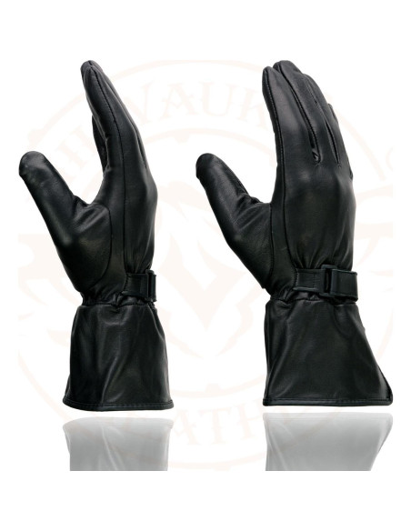 Guantes de moto Milwaukee Leather MG7725 para mujer negro