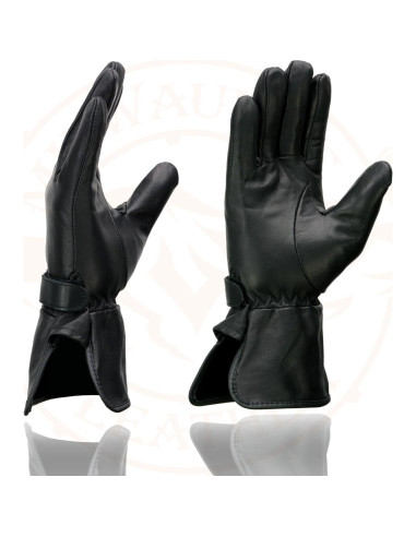 Guantes de moto Milwaukee Leather MG7725 para mujer negro