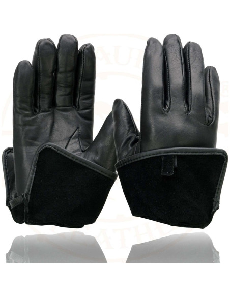 Guantes de moto Milwaukee Leather MG7725 para mujer negro