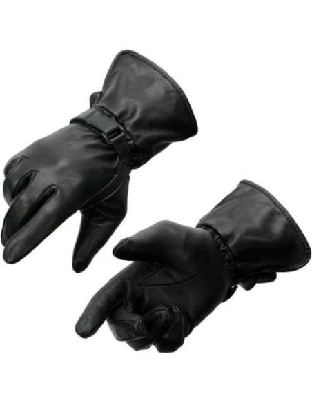 Guantes de moto Milwaukee Leather MG7725 para mujer negro