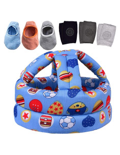 Casco Protector para Bebé Hilihali Estilo Bola Azul