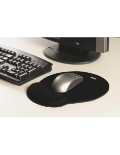 Almohadilla para Ratón Ergonómica Allsop Negro 27.43x26.83cm 2