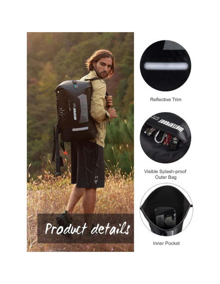 Mochila Impermeable IDRYBAG 20L/30L/40L para Aventura