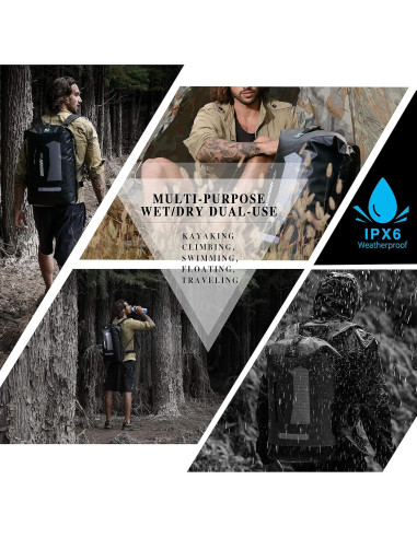 Mochila Impermeable IDRYBAG 20L/30L/40L para Aventura