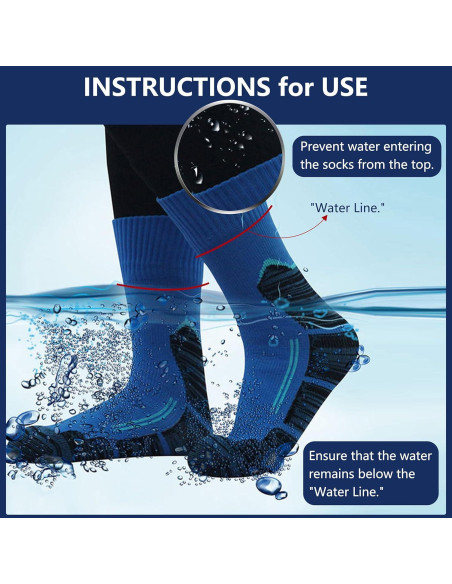Calcetines Impermeables RANDY SUN Unisex para Senderismo